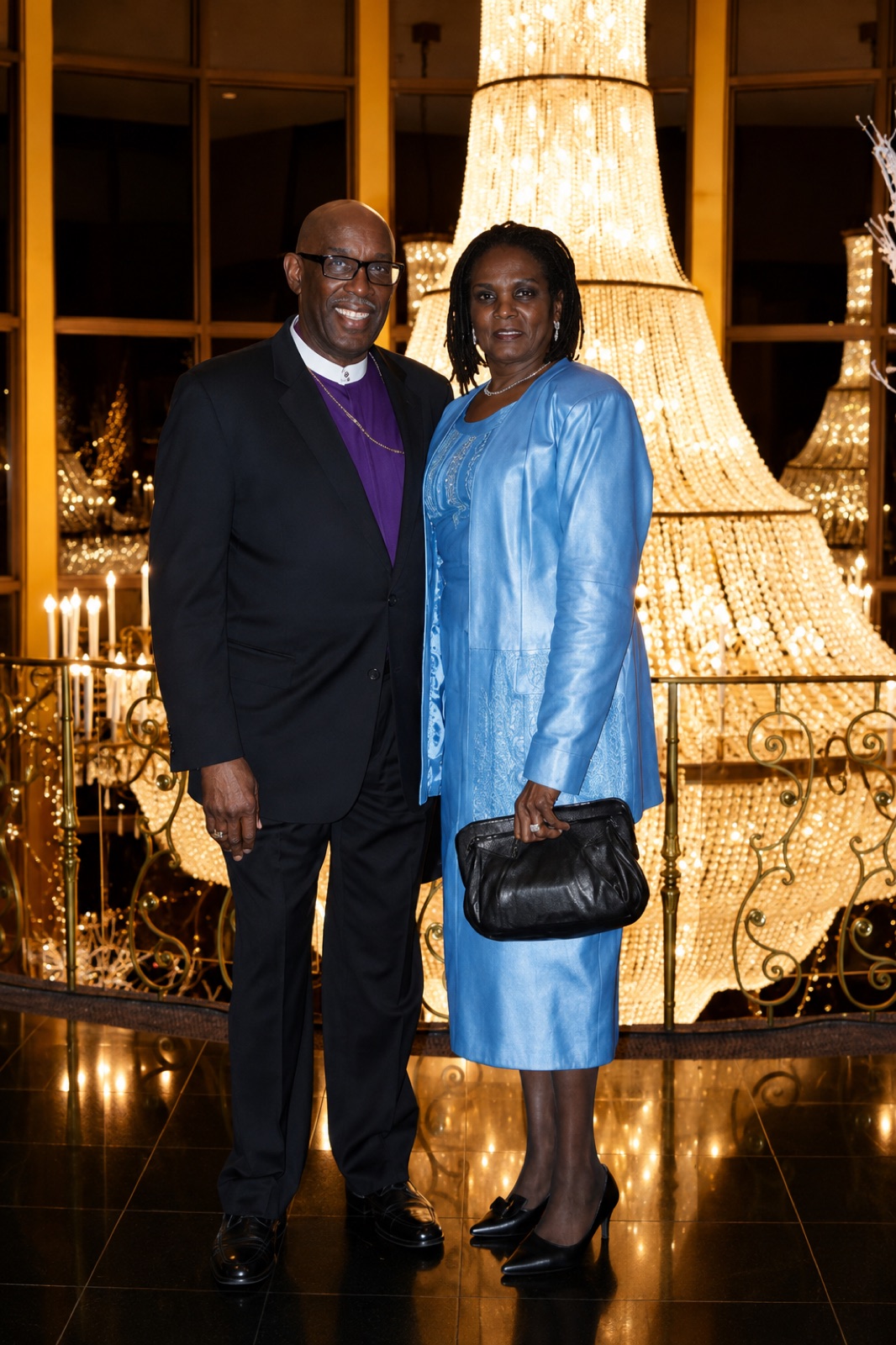 Bishop Leo and Minister Joyce Smith together